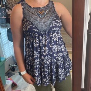 Free people shirt women’s small tunic baby doll top